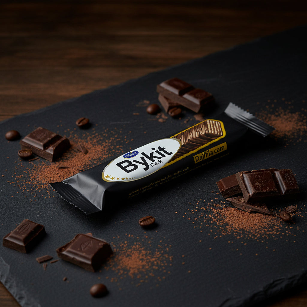 Shoniz Bykit Drak Choclate Coated Wafer With Drak Cocoa Cream 500g