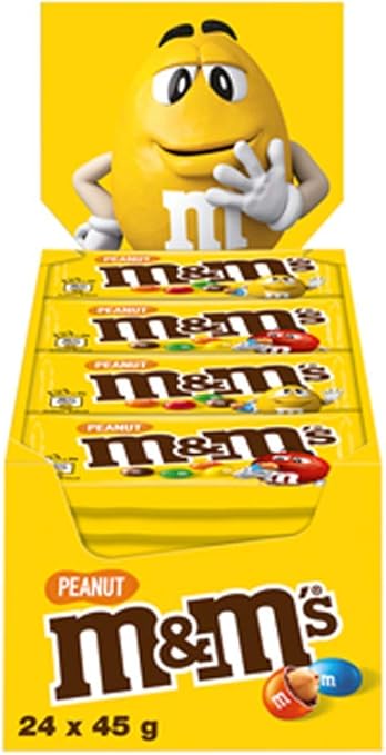 m&m's peanut chocolate 24 x 45g