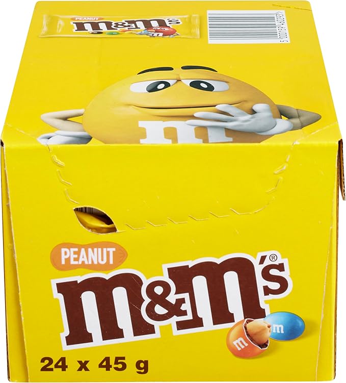 m&m's peanut chocolate 24 x 45g