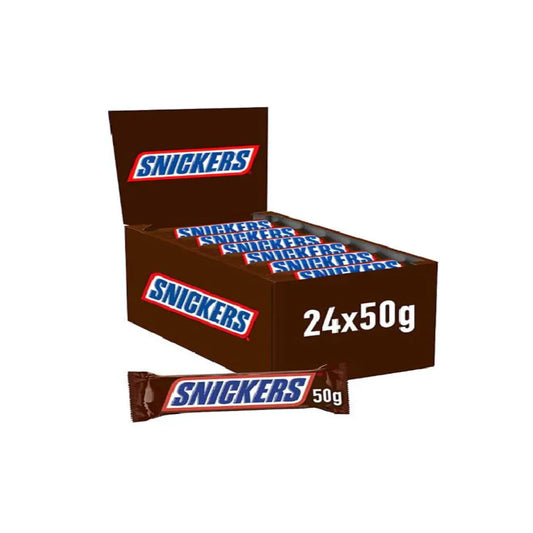 Snickers Chocolate Bar - 50g x 24