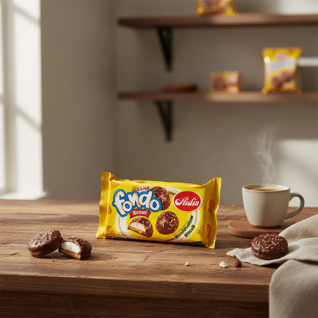 Aidin Fondo Marshmallow Biscuit 135g
