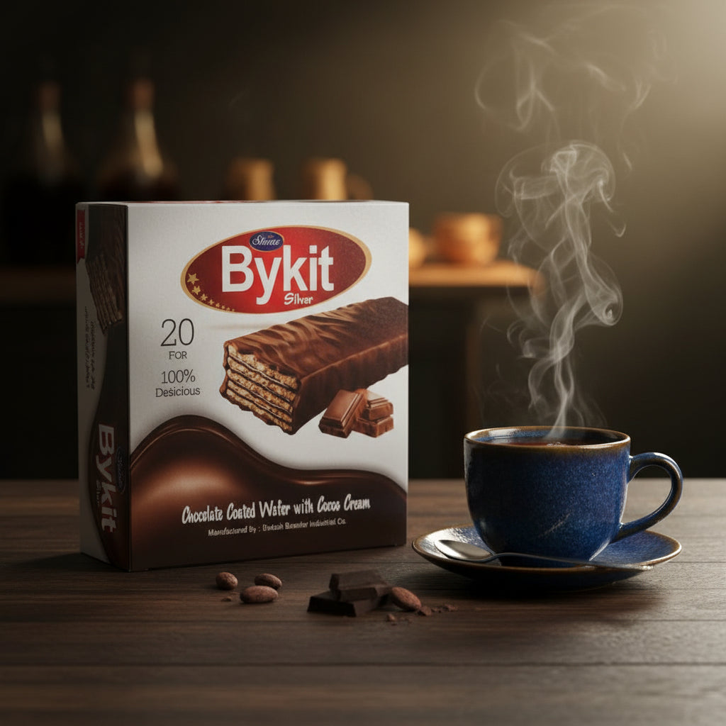 Shoniz Bykit Silver Choclate Coated Wafer With Cocoa Cream 500 g