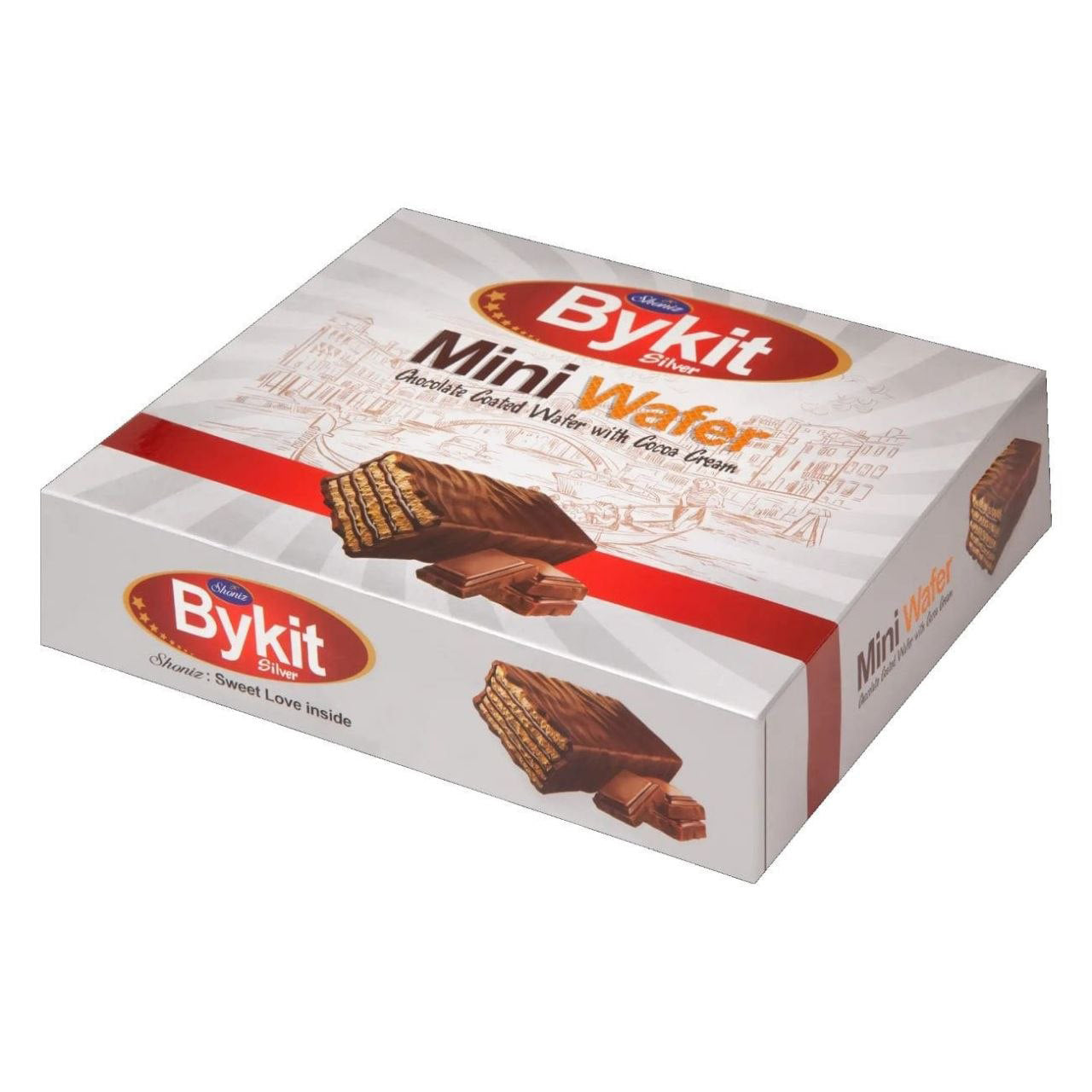 Shoniz Bykit Silver Mini Wafer With Cocoa Cream 500g