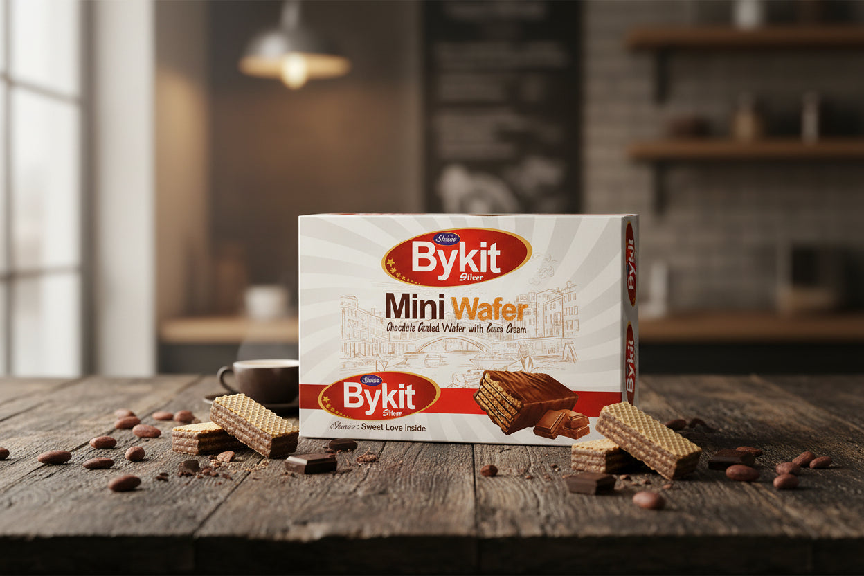 Shoniz Bykit Silver Mini Wafer With Cocoa Cream 500g